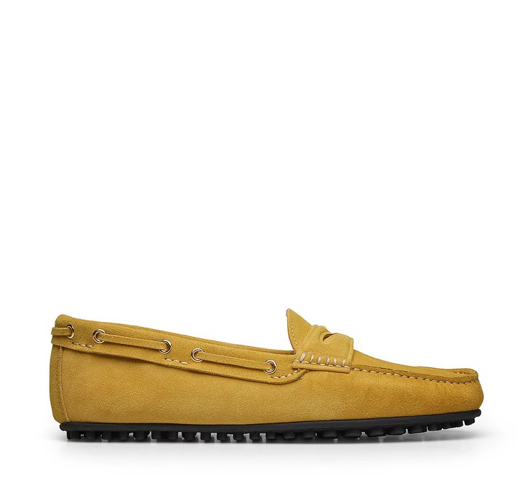 Driving loafer in soft calfskin