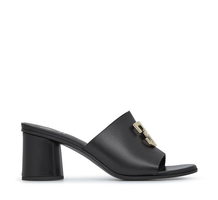 Calfskin open-toe sandal