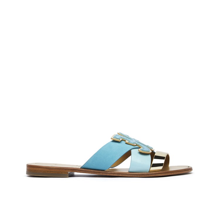 Sandal with Fabi maxi logo