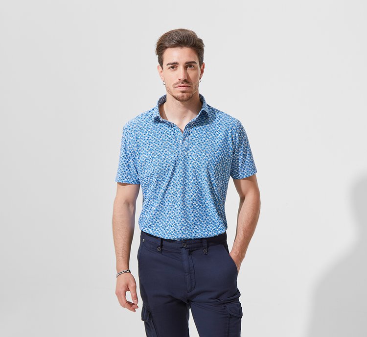 Patterned polo