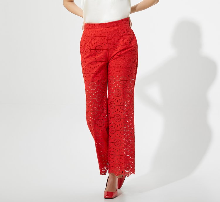 Pantaloni in pizzo