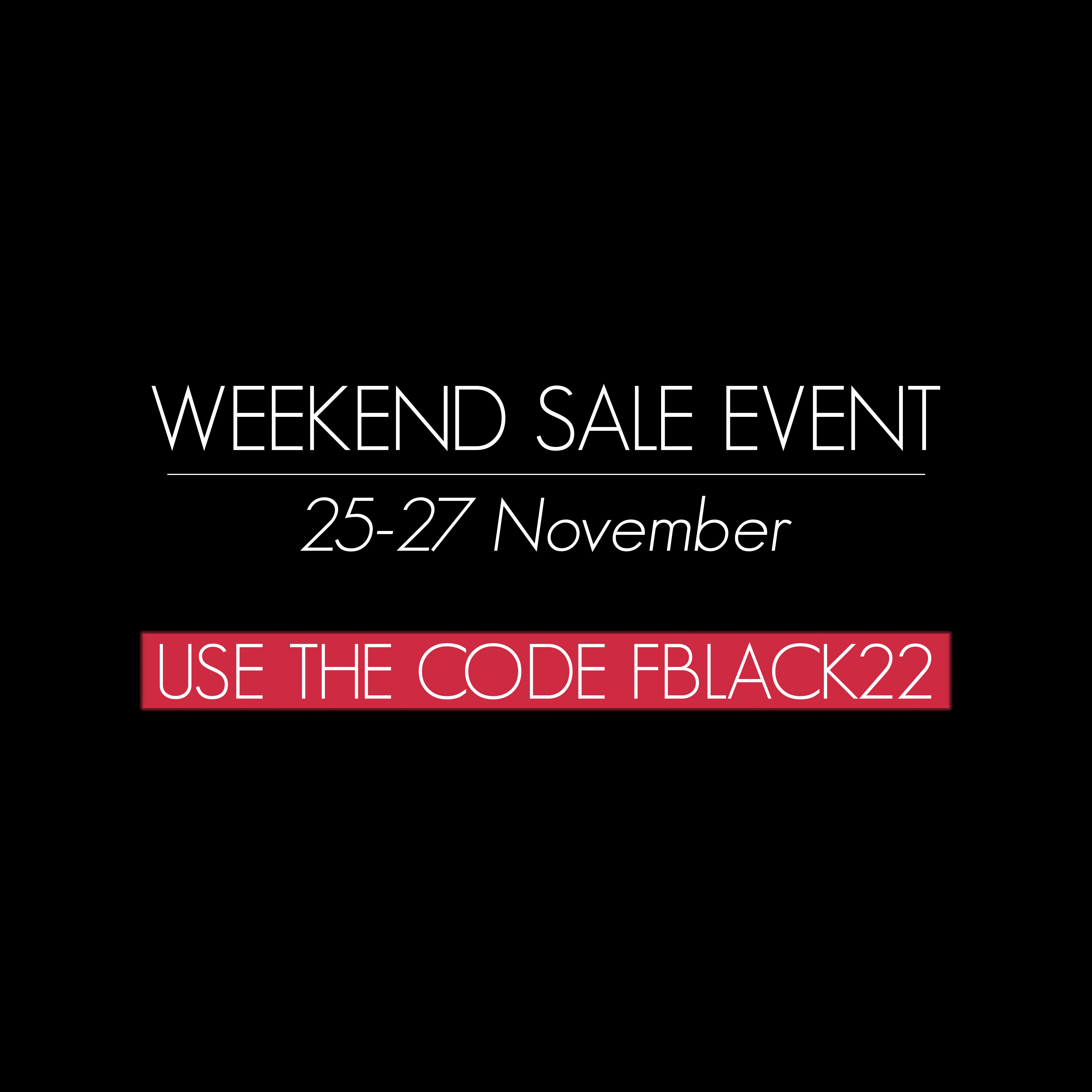 BLACK FRIDAY is here! 