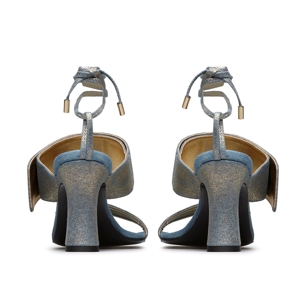 Fabi sandal with ankle-wrap design