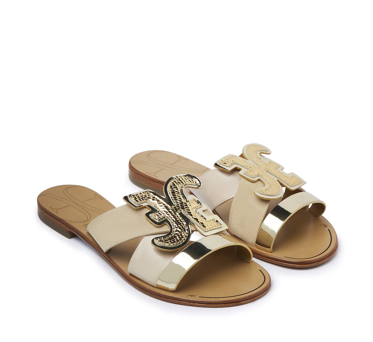 Sandal with Fabi maxi logo