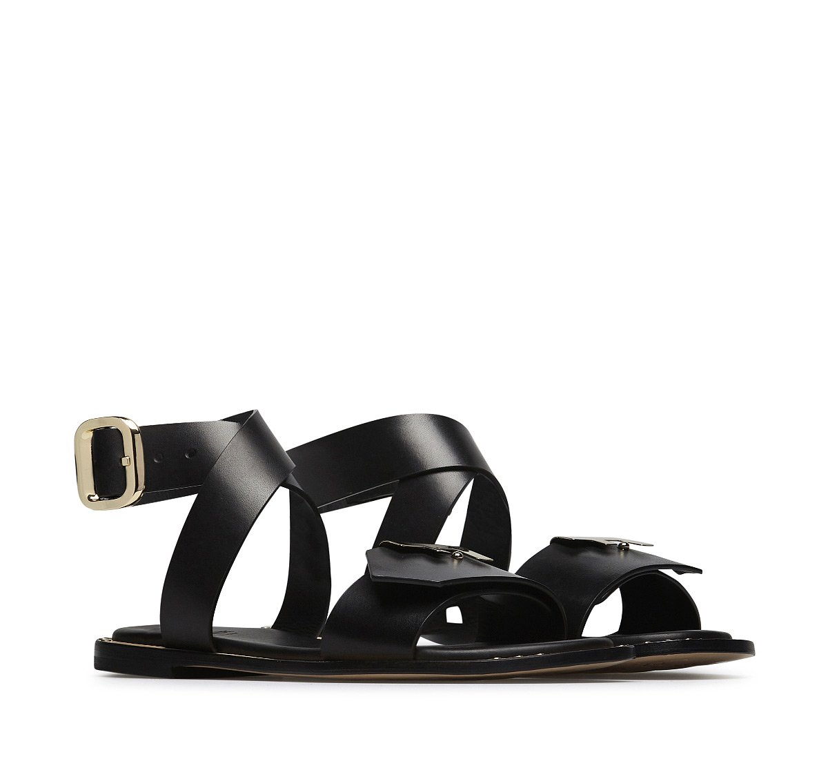 Fabi sandals with crossed ankle straps