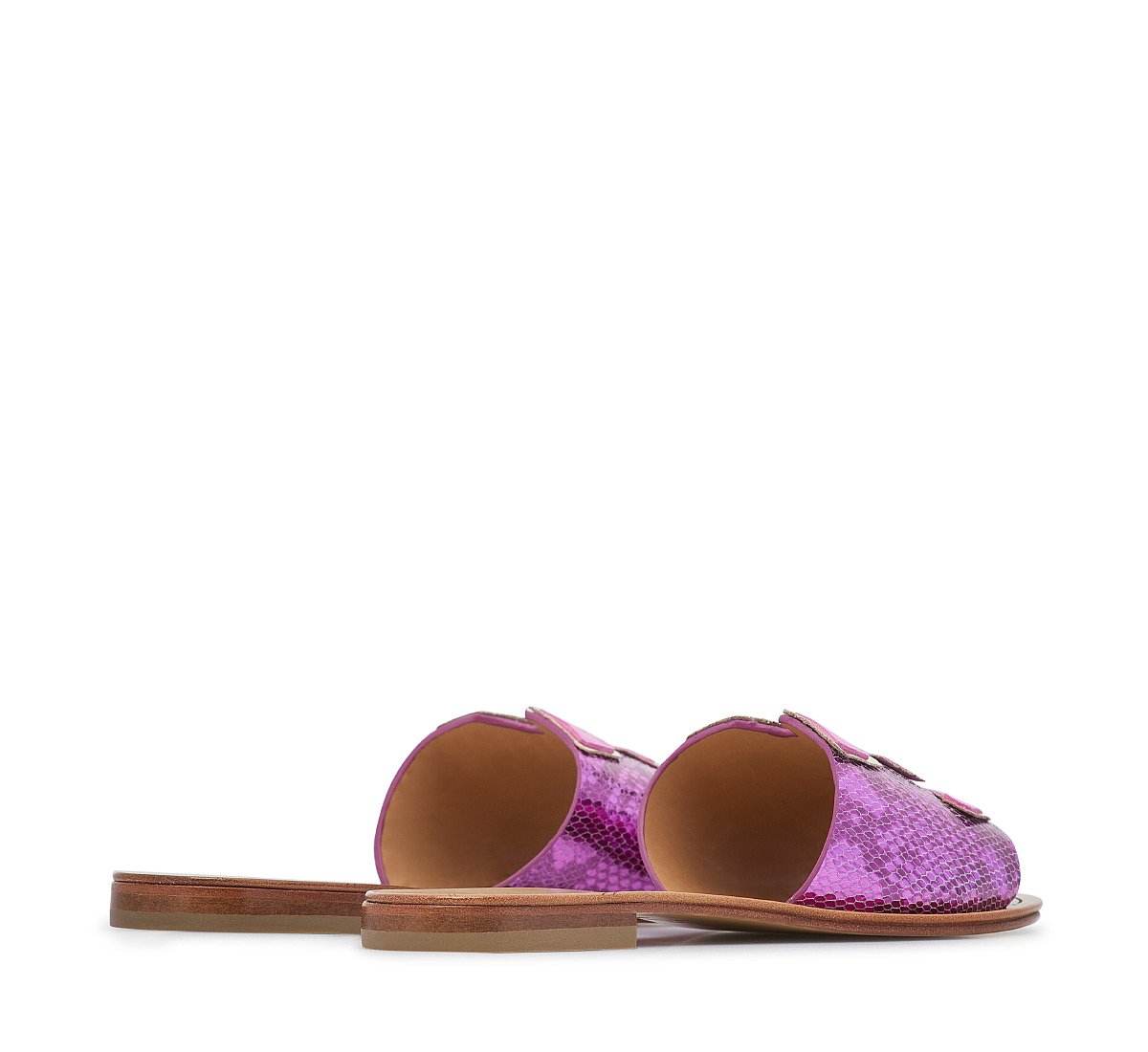 Slipper in stampa rettile