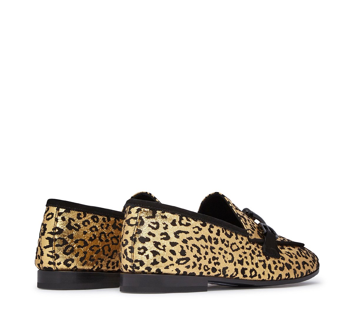 Fabi animal print loafer