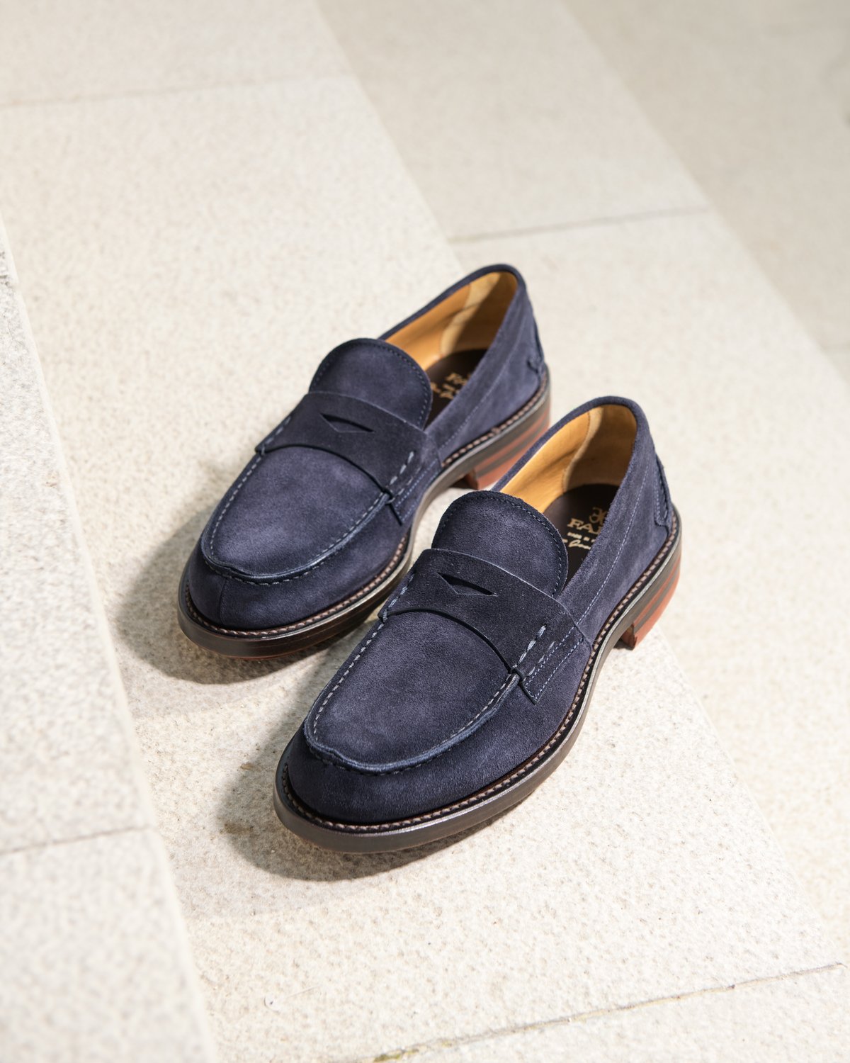 Velour loafer