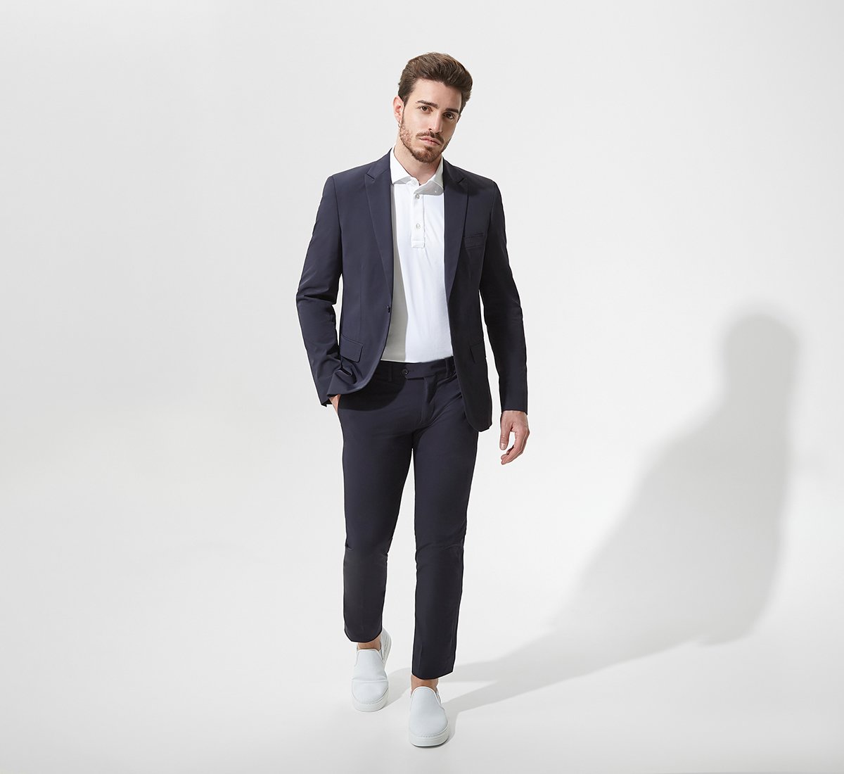 Pantaloni blu regular fit