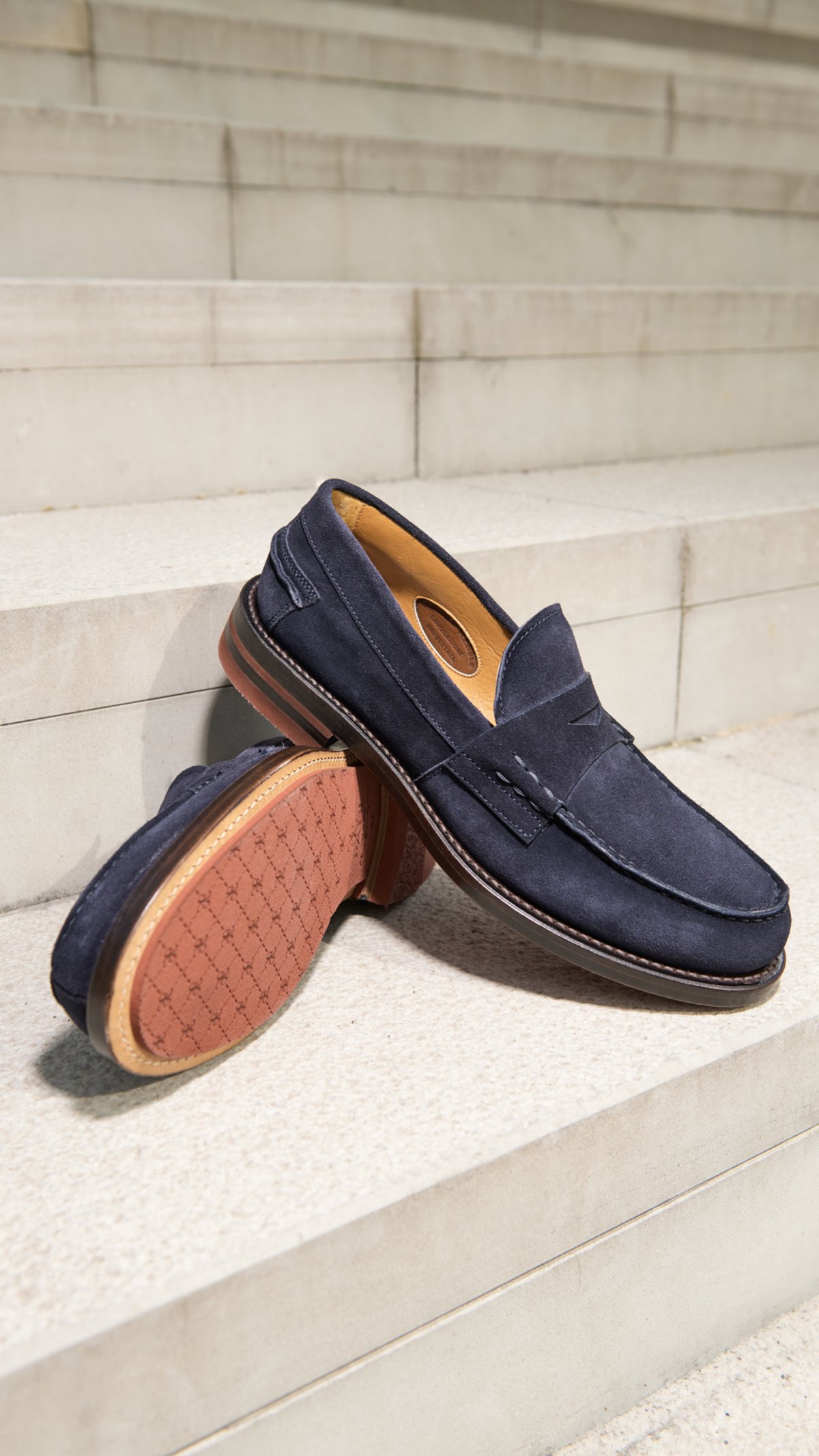 Velour loafer