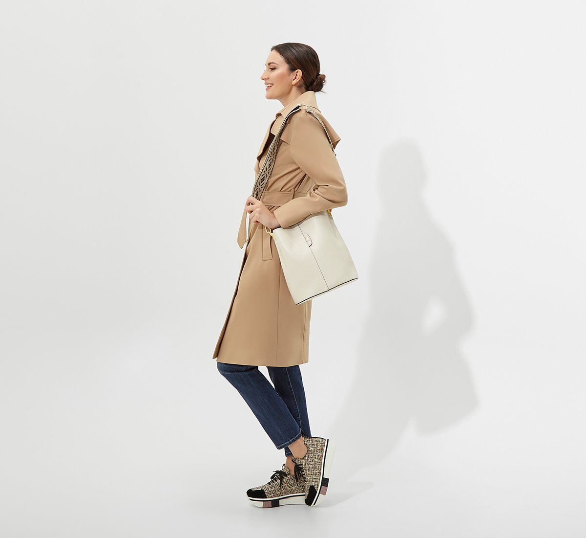 Cotton trench coat