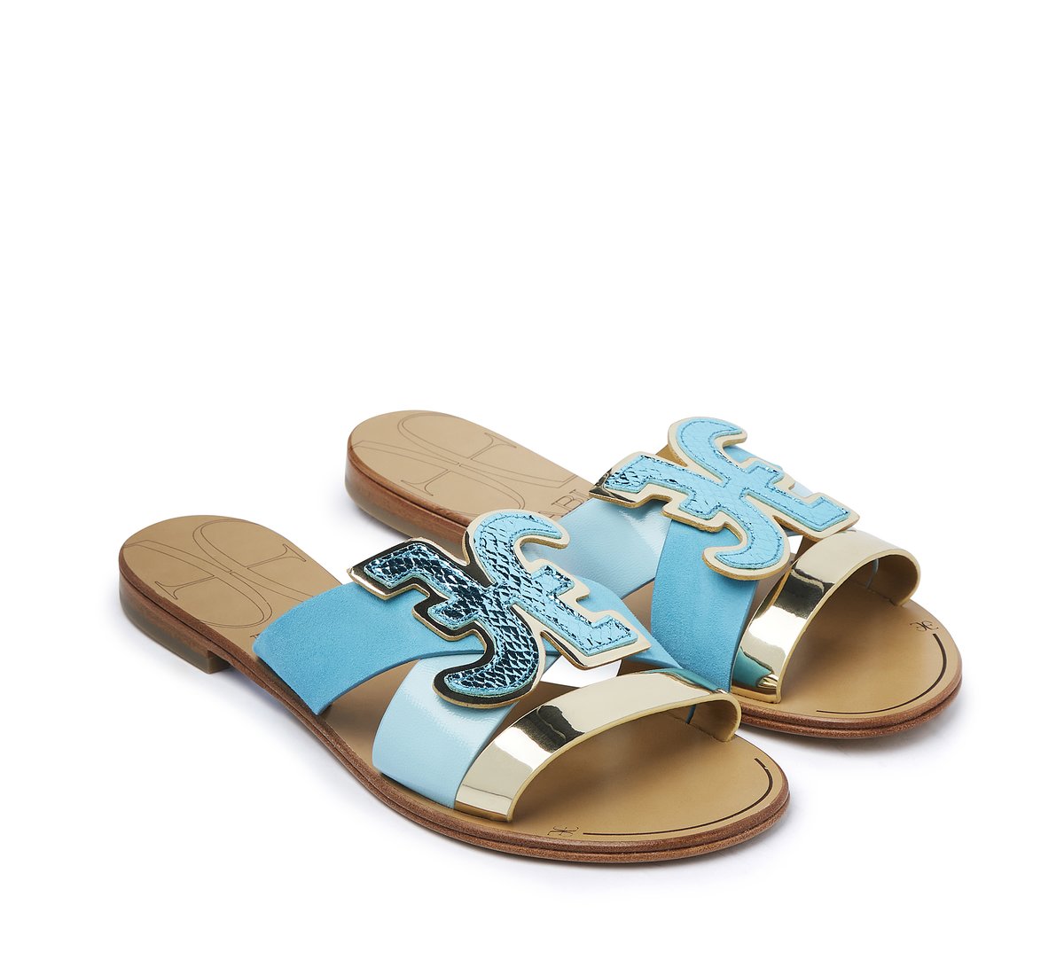 Sandal with Fabi maxi logo