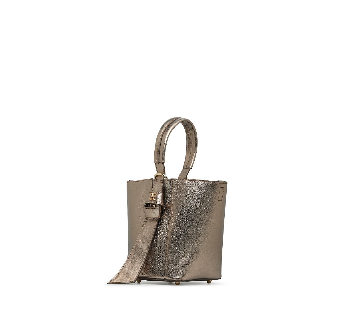 Trapeze calfskin bag