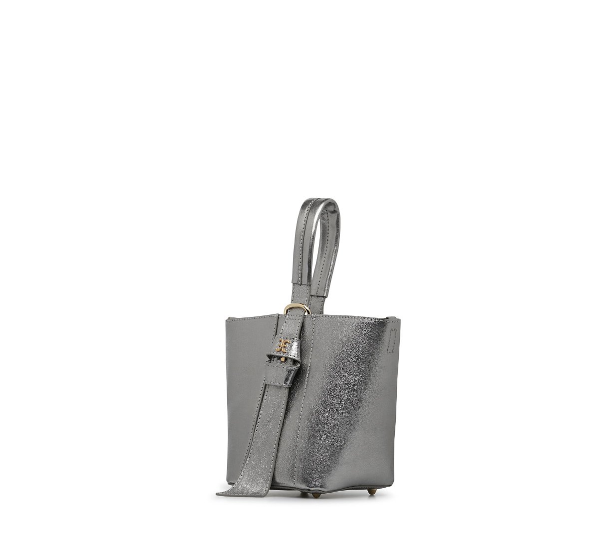 Trapeze calfskin bag